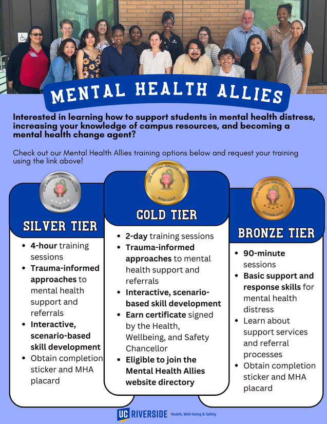 Mental Health Allies Tiers